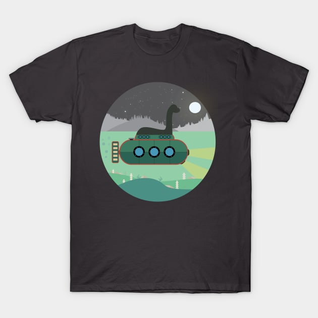 Nessie T-Shirt by VintageRobot